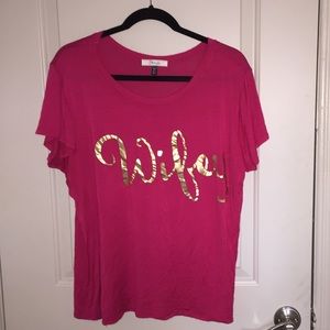 Pink Wifey T Shirt